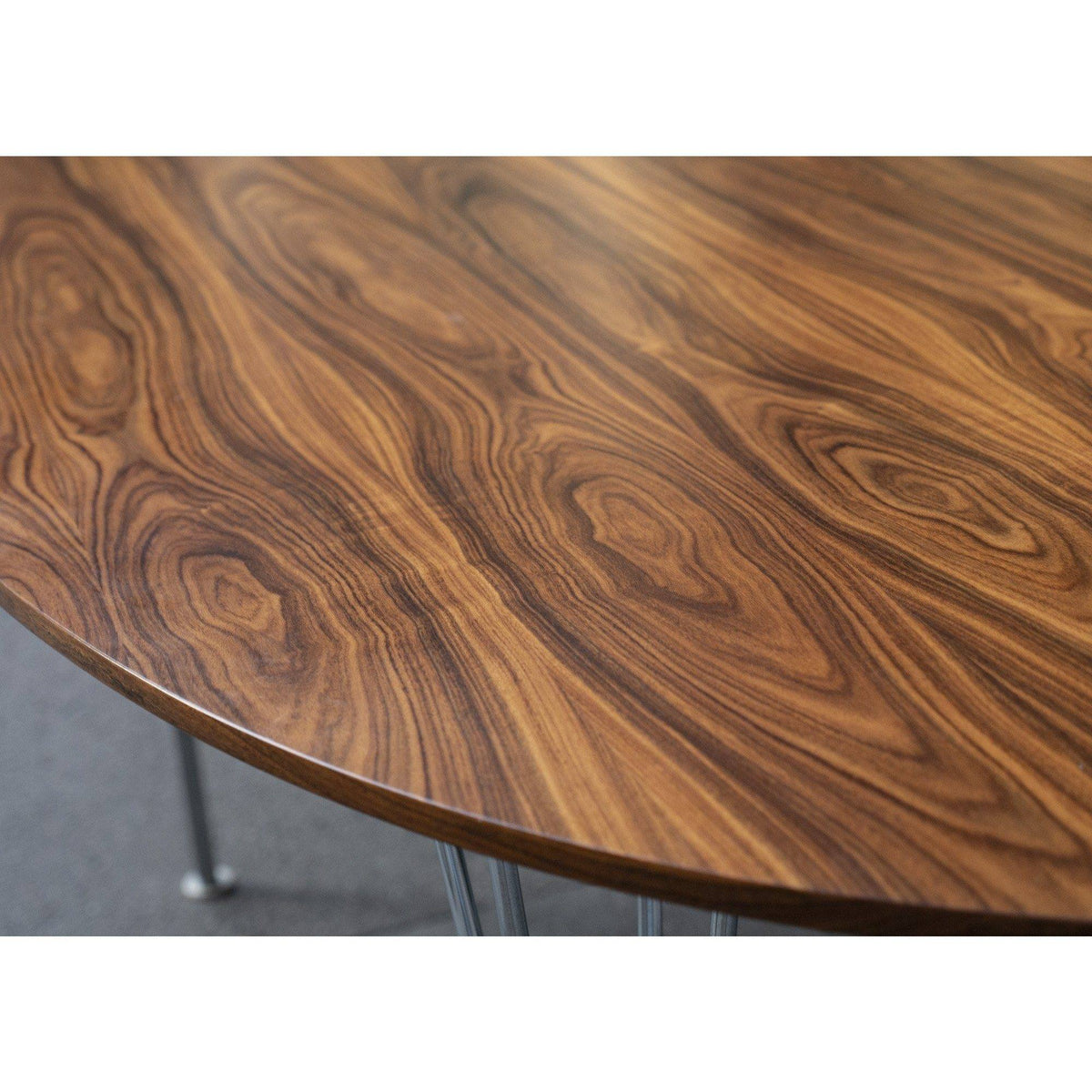 Table Super-Elliptique en palissandre 180cm de Jacobsen, Hein et Mathsson - Fritz Hansen - Vintage-The Woods Gallery