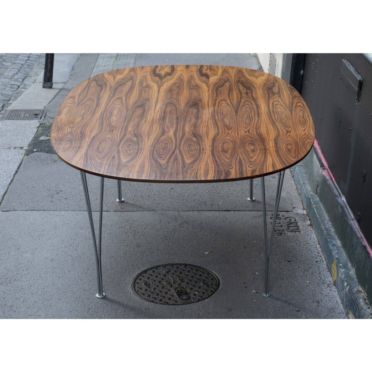 Table Super-Elliptique en palissandre 180cm de Jacobsen, Hein et Mathsson - Fritz Hansen - Vintage-The Woods Gallery