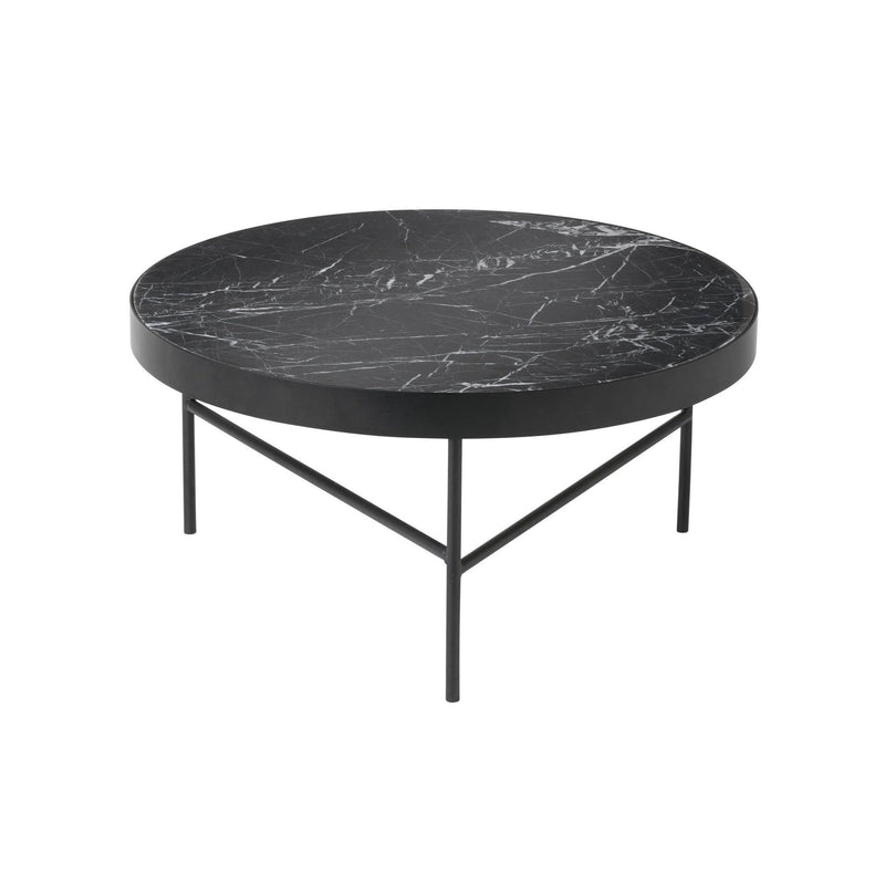Table basse en marbre noir de Trine Andersen - Ø 70,5 cm - Ferm Living-The Woods Gallery