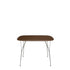 Table carrée Viscount of Wood de Philippe Starck - Kartell-Chromé-Noyer-The Woods Gallery