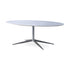 Table ovale marbre Calacatta de Florence Knoll - 200 x 120 cm - Knoll - Vintage-The Woods Gallery