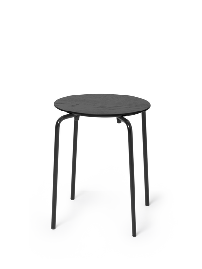 Tabouret Herman - Ferm Living-Pieds Noir-Noir-The Woods Gallery