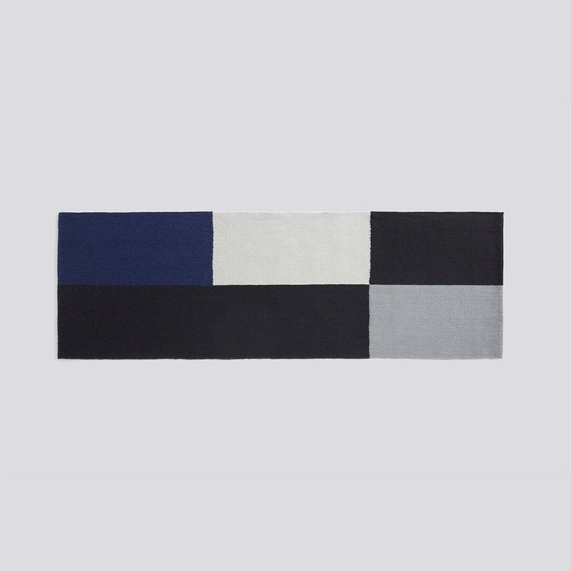 Tapis Ethan Cook Flat Works 80 x 250 cm - Hay-Bleu - Rouge - Blanc-The Woods Gallery