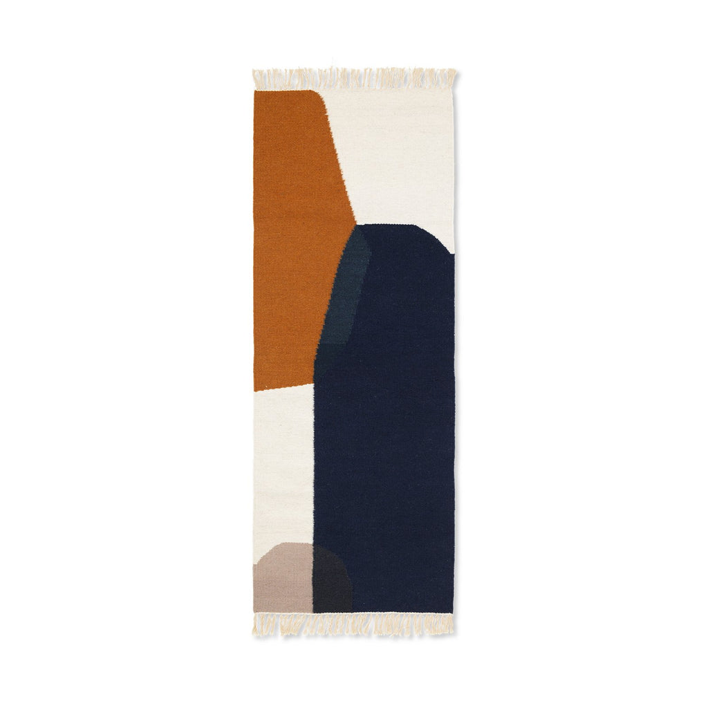 Tapis Kelim Runner Merge - 180x70 cm - Ferm Living-The Woods Gallery