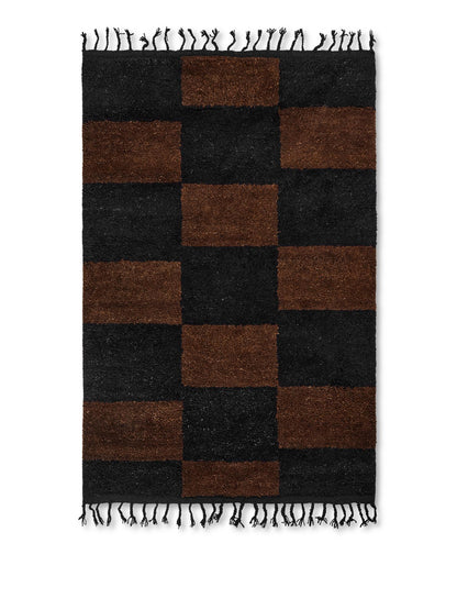 Tapis Mara Noir - Ferm Living-Large-The Woods Gallery