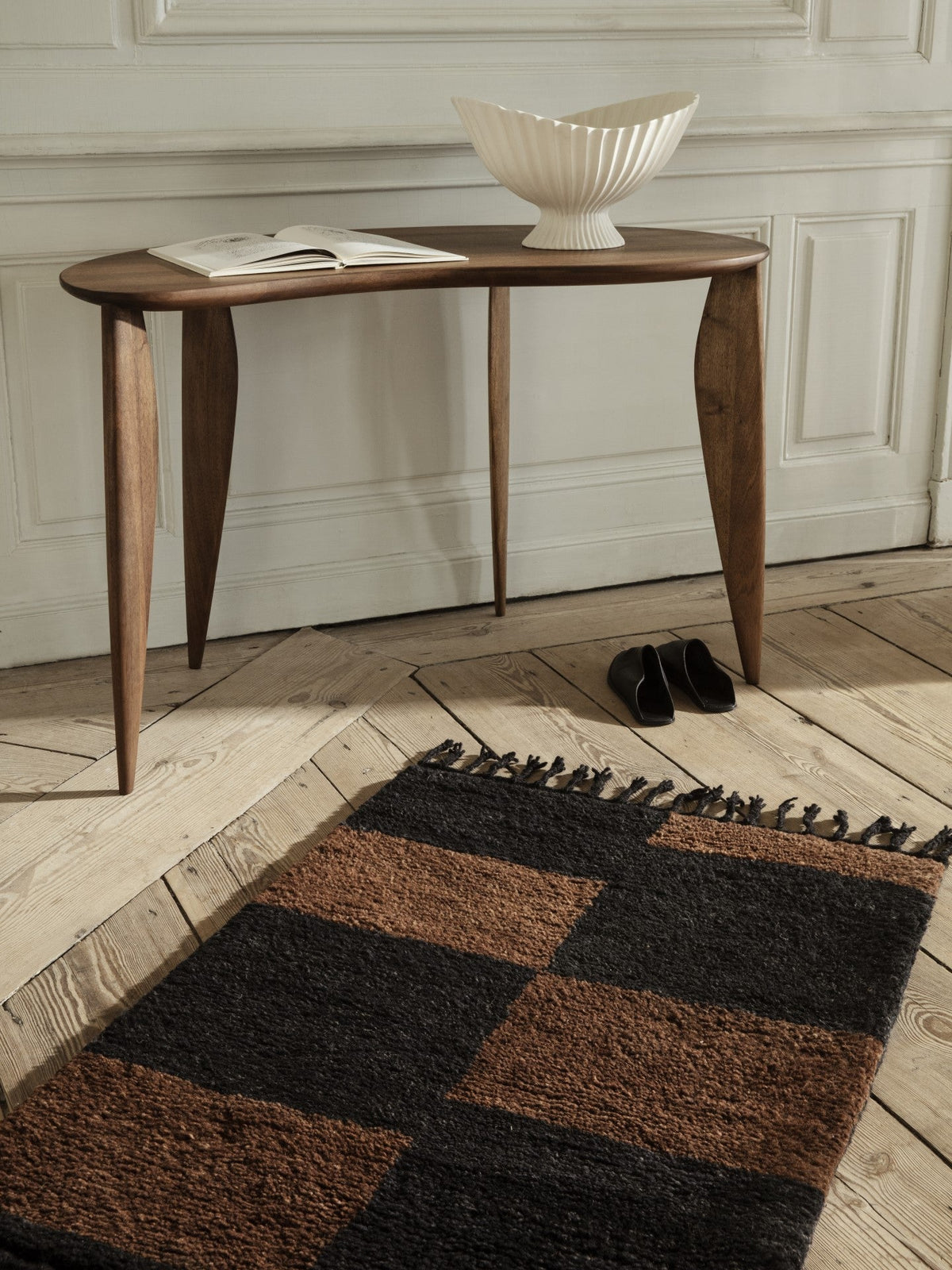 Tapis Mara Noir - Ferm Living-Small-The Woods Gallery