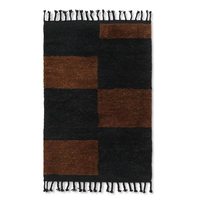 Tapis Mara Noir - Ferm Living-Small-The Woods Gallery