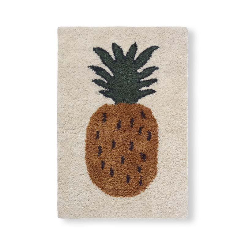 Tapis tuftés Ananas Fruiticana S de Trine Andersen - Ferm Living-Ananas-The Woods Gallery