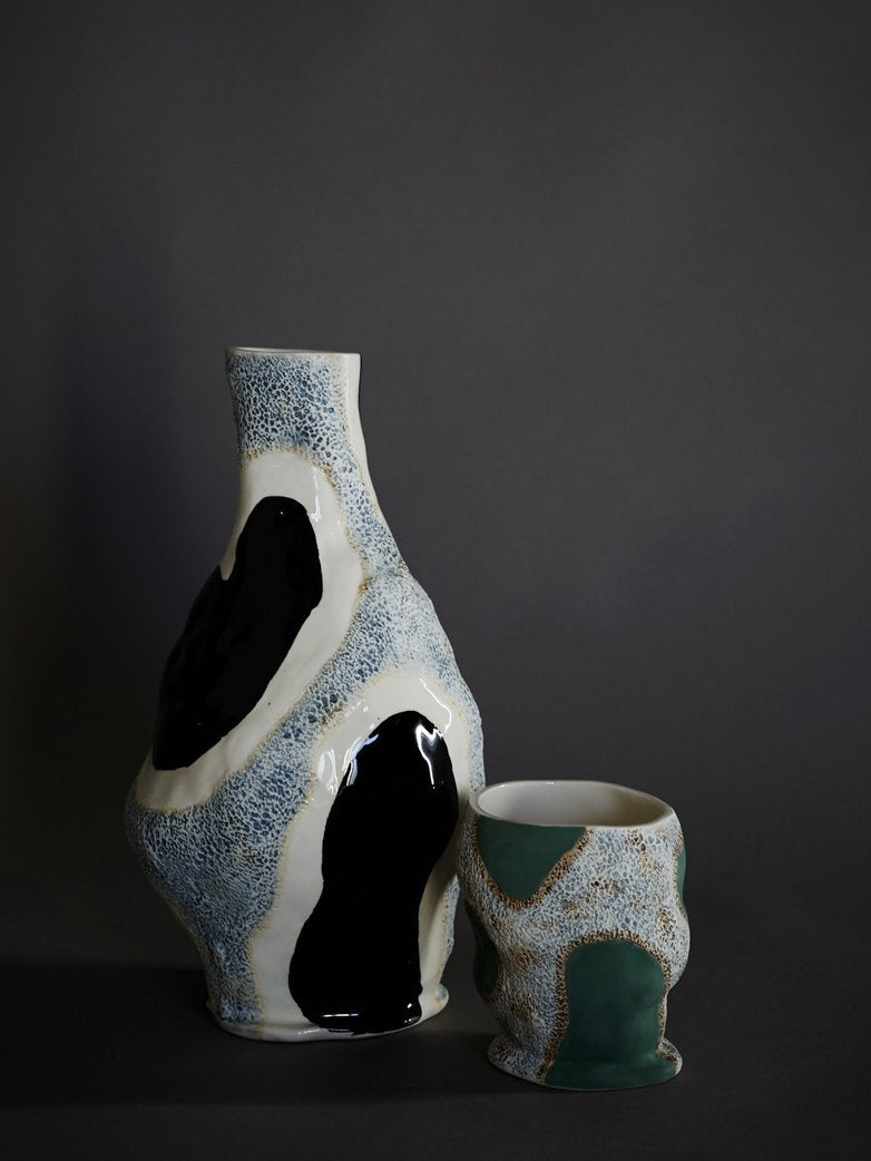 Vase Glossy Cow de Jessica Hans - Hay-accompagné d&