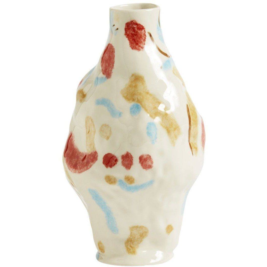 Vase Miro de Jessica Hans - Hay-cadrage serré de face sur fond blanc-The Woods Gallery
