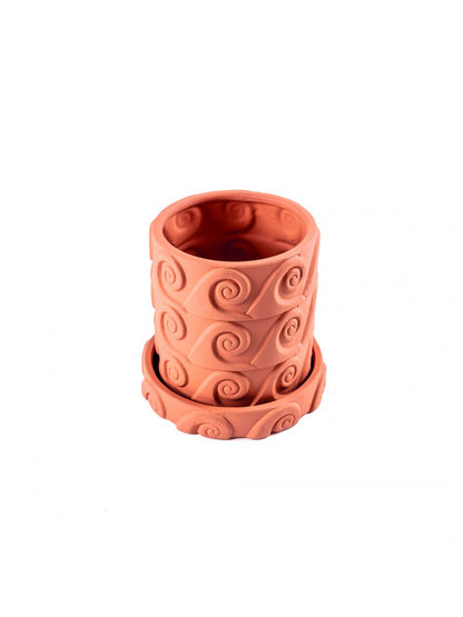 Vase Onda en terre cuite Magna Graecia - Antonio Aricò - Seletti-The Woods Gallery