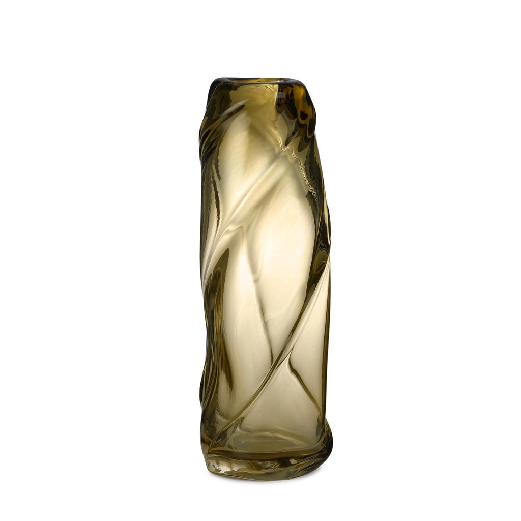 Vase Water Swirl Jaune - Ferm Living-Jaune-The Woods Gallery