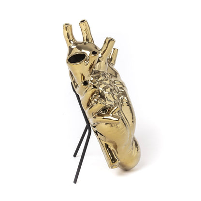 Vase coeur Love In Bloom doré de Marcantonio - Seletti-The Woods Gallery