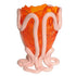 Vase en résine Indian Summer XL Clear orange, Matt Fuschia - Gaetano Pesce - Fish Design-The Woods Gallery