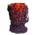 Vase en résine Spaghetti Clear Red & Matt Purple M de Gaetano Pesce - Fish Design-The Woods Gallery