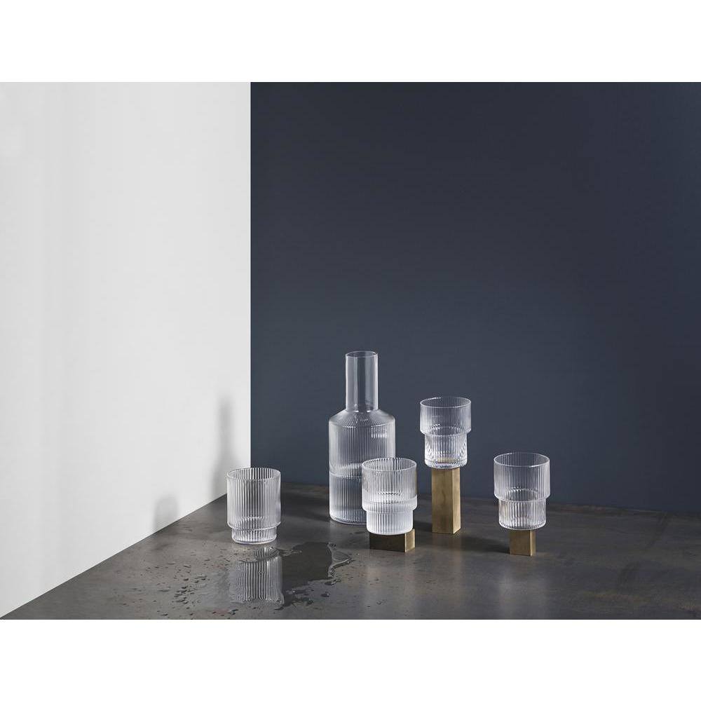 Verres à eau Ripple - Ferm Living-The Woods Gallery