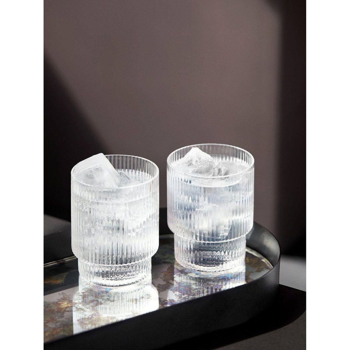 Verres à eau Ripple - Ferm Living-The Woods Gallery