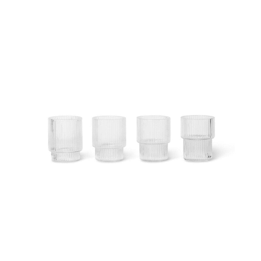 Verres à expresso / shot Ripple 6 cl - Ferm Living-The Woods Gallery