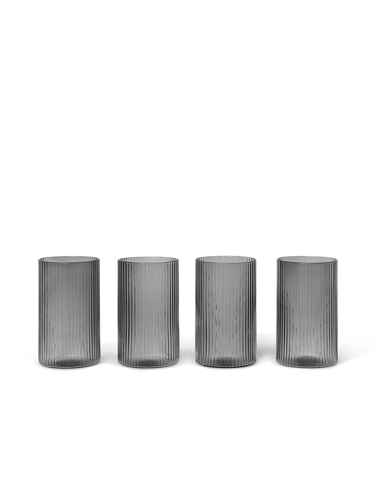 Verrines Ripple - set de 4 - Ferm Living-Transparent-The Woods Gallery