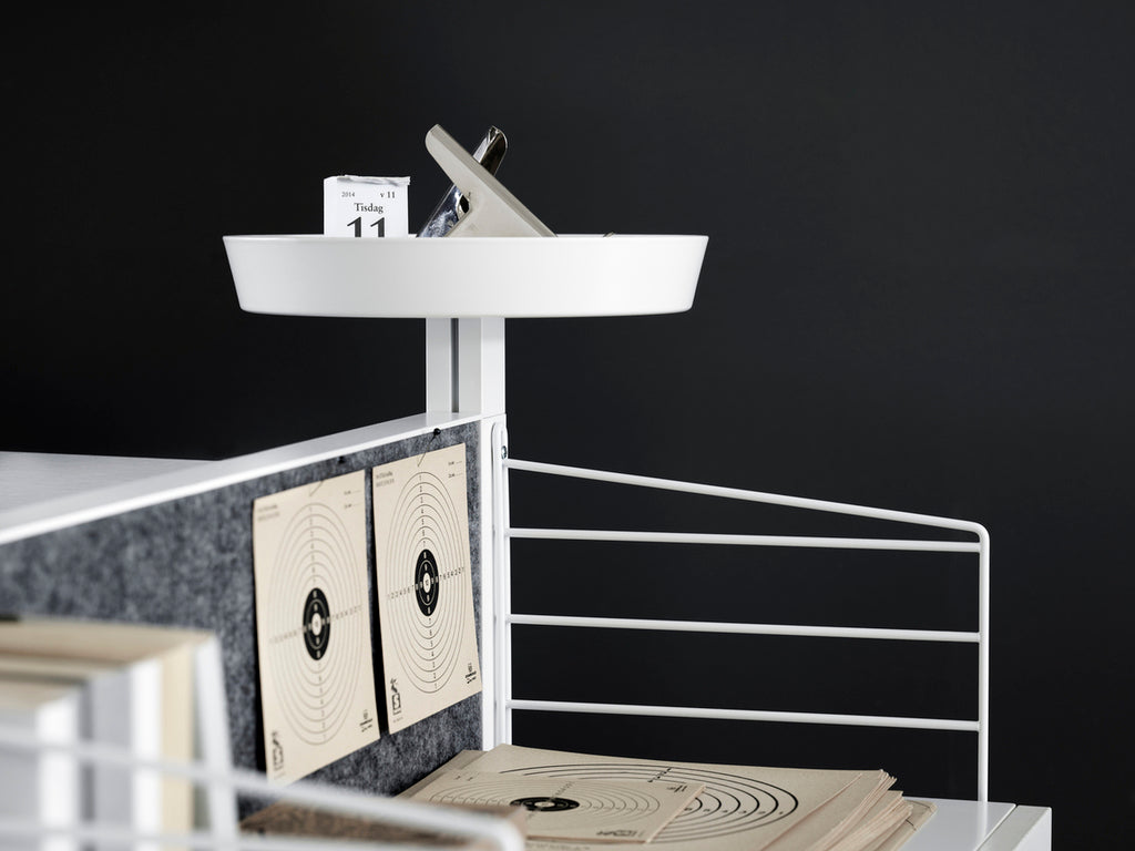 Vide-poche rond en aluminium - String Furniture-The Woods Gallery