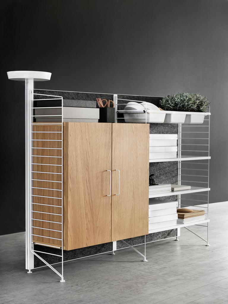 Vide-poche rond en aluminium - String Furniture-The Woods Gallery