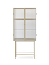 Vitrine Haze verre ondulé - Ferm Living-Beige-The Woods Gallery