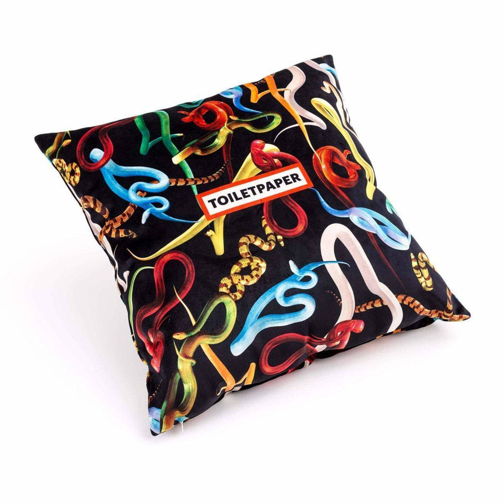 Coussin Snakes de ToiletPaper - Serpents - Seletti-The Woods Gallery